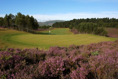 Green surelevé lors du Pro-Am Scottish Hydro Challenge