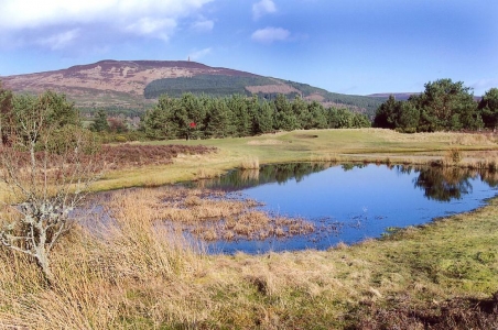 Obstacle d'eau sur le parcours de Golspie