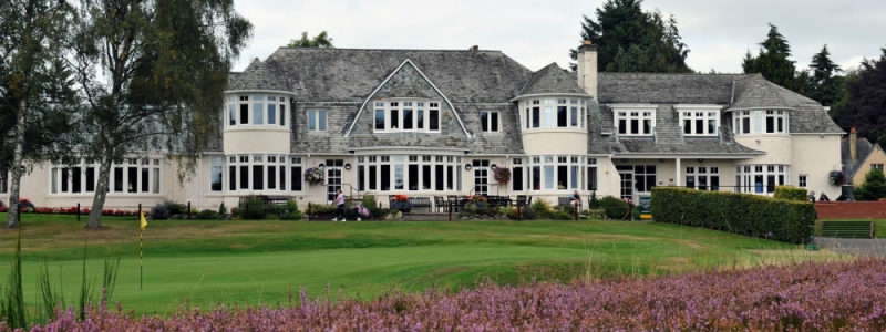 Clubhouse sur le parcours de Rosemount au club de Blairgowrie