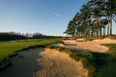 Bunkers sur le parcours Duke's
