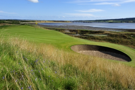 Green et bunker sur le parours de Skibo Castle