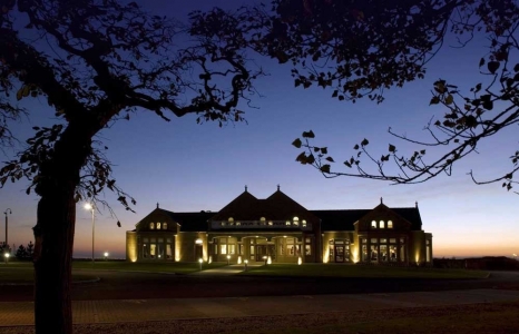 Clubhouse sur le parcours de Royal Troon Old Course