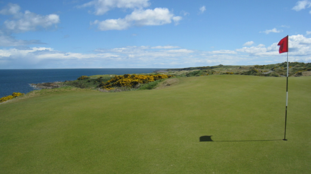 Large green sur le Castle Course à St Andrews