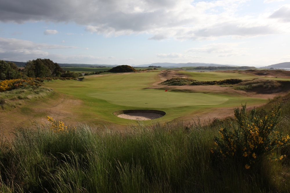 Trou n°5 sur le parcours de Castle Stuart Trou n°5 sur le parcours de Castle Stuart